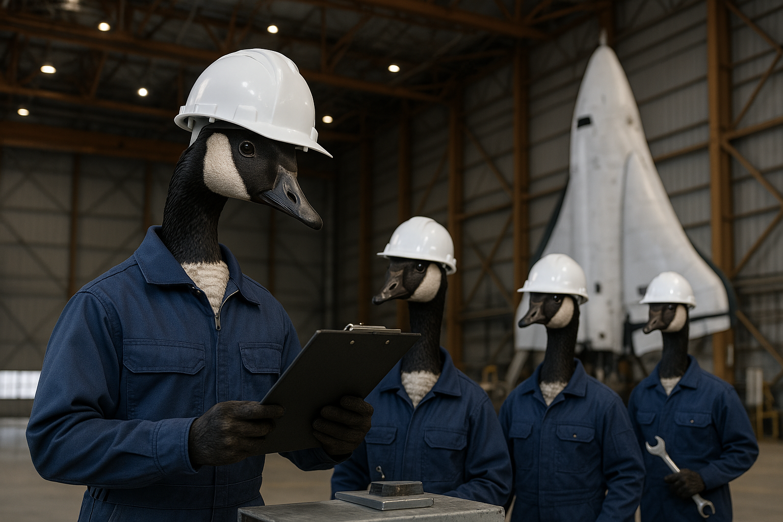 GOOSEFORCE | Vraies. Fausses. Oies de l'espace. 4 Launch Team