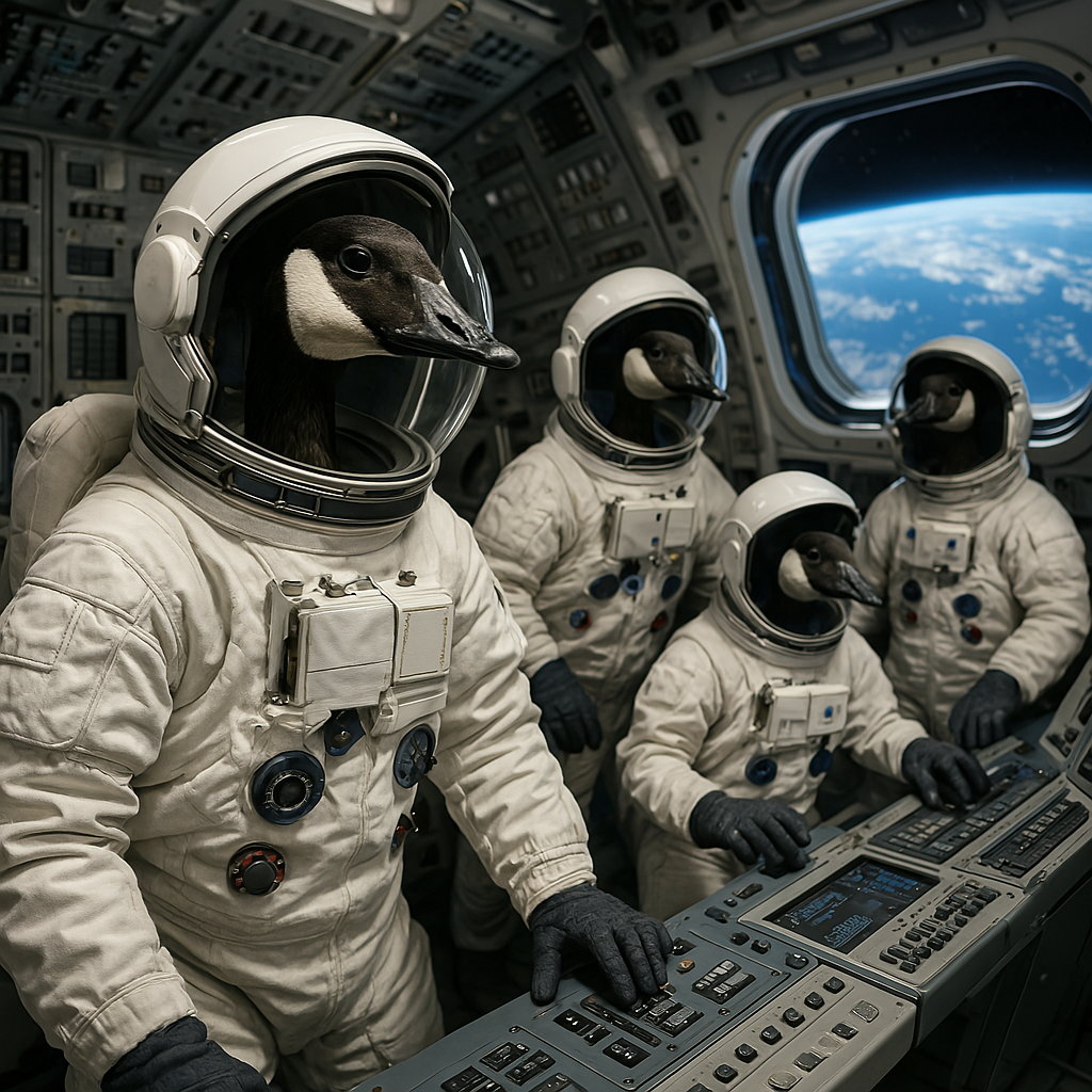 Geese in Space