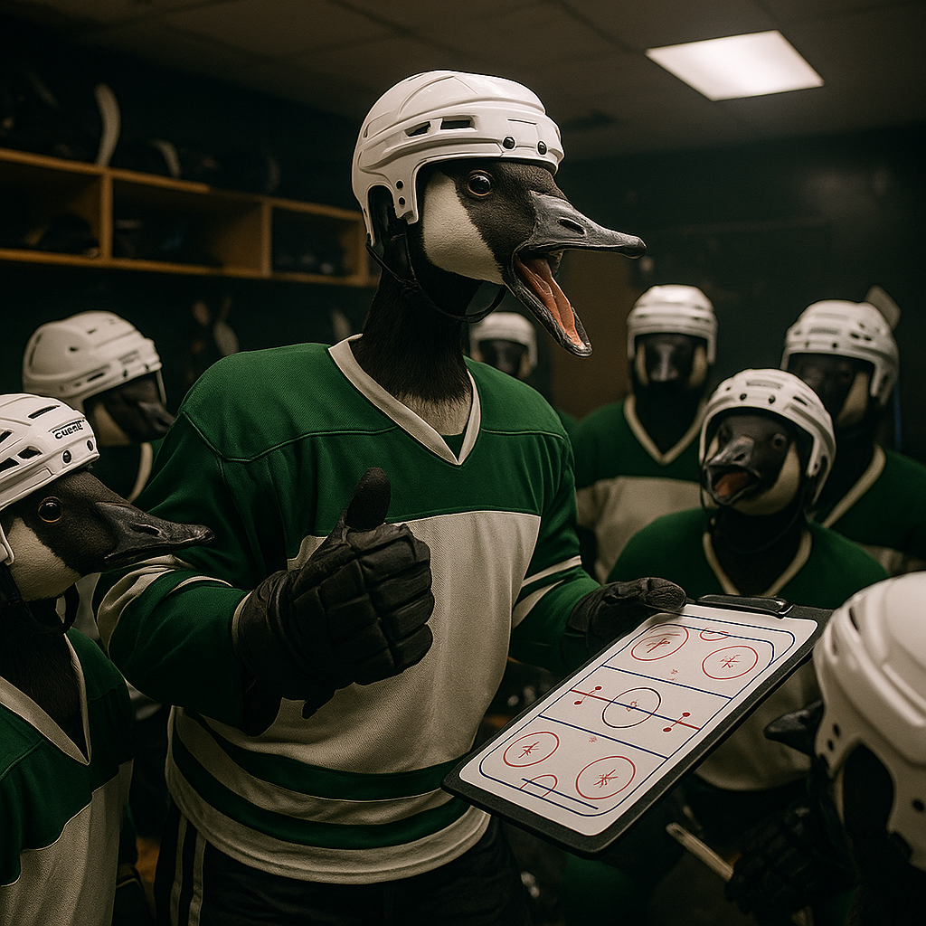 Des trucs vraiment faux 4 Hockey lockerroom pep talk
